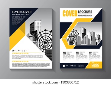 Business abstract vector template. Brochure design, cover modern layout, annual report, poster, flyer in A4 with colorful triangles, geometric shapes for tech, science, market with light background