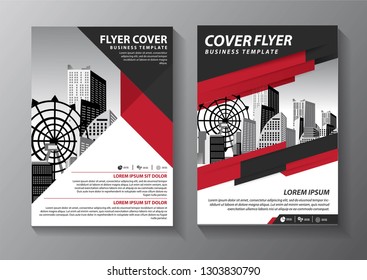 Business abstract vector template. Brochure design, cover modern layout, annual report, poster, flyer in A4 with colorful triangles, geometric shapes for tech, science, market with light background