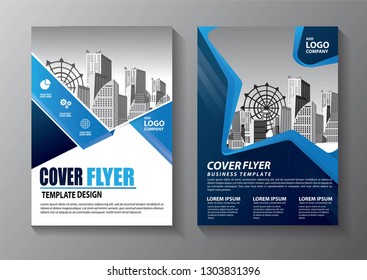 Business abstract vector template. Brochure design, cover modern layout, annual report, poster, flyer in A4 with colorful triangles, geometric shapes for tech, science, market with light background