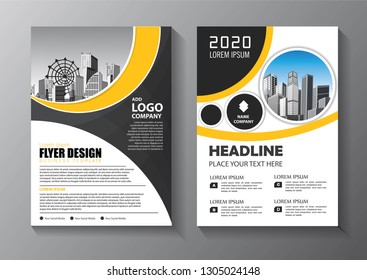 Business abstract vector template. Brochure design, cover modern layout, annual report, poster, flyer in A4 with colorful triangles, geometric shapes for tech, science, market with light background
