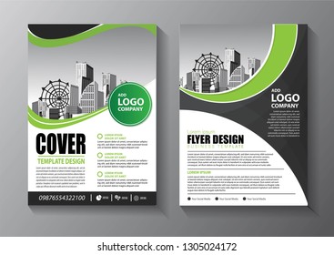 Business abstract vector template. Brochure design, cover modern layout, annual report, poster, flyer in A4 with colorful triangles, geometric shapes for tech, science, market with light background