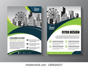 Business abstract vector template. Brochure design, cover modern layout, annual report, poster, flyer in A4 with colorful triangles, geometric shapes for tech, science, market with light background