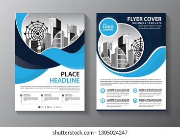 Business abstract vector template. Brochure design, cover modern layout, annual report, poster, flyer in A4 with colorful triangles, geometric shapes for tech, science, market with light background
