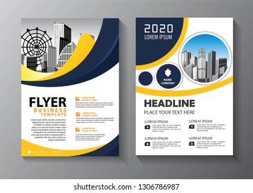 Business abstract vector template. Brochure design, cover modern layout, annual report, poster, flyer in A4 with colorful triangles, geometric shapes for tech, science, market with light background