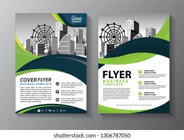 Business abstract vector template. Brochure design, cover modern layout, annual report, poster, flyer in A4 with colorful triangles, geometric shapes for tech, science, market with light background