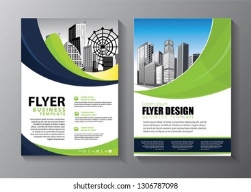 Business abstract vector template. Brochure design, cover modern layout, annual report, poster, flyer in A4 with colorful triangles, geometric shapes for tech, science, market with light background