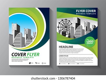 Business abstract vector template. Brochure design, cover modern layout, annual report, poster, flyer in A4 with colorful triangles, geometric shapes for tech, science, market with light background
