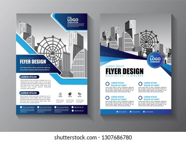 Business abstract vector template. Brochure design, cover modern layout, annual report, poster, flyer in A4 with colorful triangles, geometric shapes for tech, science, market with light background