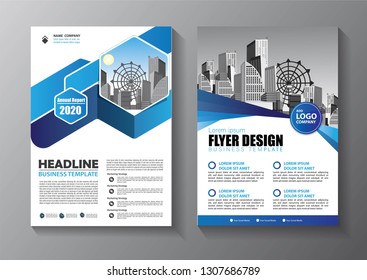 Business abstract vector template. Brochure design, cover modern layout, annual report, poster, flyer in A4 with colorful triangles, geometric shapes for tech, science, market with light background