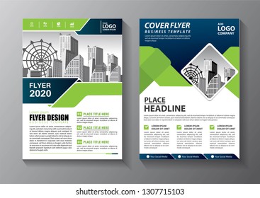 Business abstract vector template. Brochure design, cover modern layout, annual report, poster, flyer in A4 with colorful triangles, geometric shapes for tech, science, market with light background