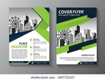 Business abstract vector template. Brochure design, cover modern layout, annual report, poster, flyer in A4 with colorful triangles, geometric shapes for tech, science, market with light background
