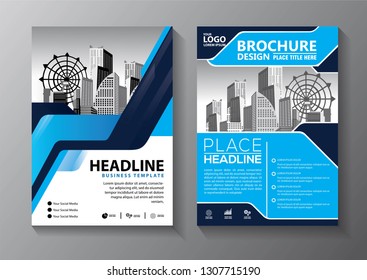 Business abstract vector template. Brochure design, cover modern layout, annual report, poster, flyer in A4 with colorful triangles, geometric shapes for tech, science, market with light background