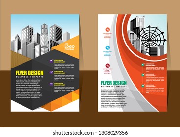 Business abstract vector template Brochure design cover modern layout annual report
poster flyer in A4 with colorful triangles geometric shapes for tech science market with light background