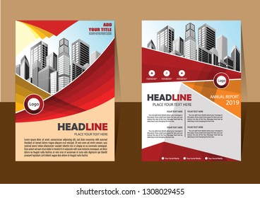 Business abstract vector template Brochure design cover modern layout annual report
poster flyer in A4 with colorful triangles geometric shapes for tech science market with light background