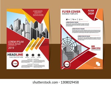 Business abstract vector template Brochure design cover modern layout annual report
poster flyer in A4 with colorful triangles geometric shapes for tech science market with light background