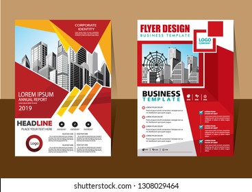 Business abstract vector template Brochure design cover modern layout annual report
poster flyer in A4 with colorful triangles geometric shapes for tech science market with light background