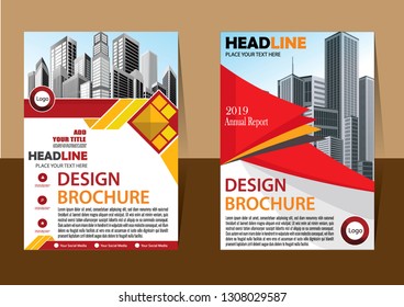 Business abstract vector template Brochure design cover modern layout annual report
poster flyer in A4 with colorful triangles geometric shapes for tech science market with light background
