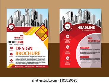 Business abstract vector template Brochure design cover modern layout annual report
poster flyer in A4 with colorful triangles geometric shapes for tech science market with light background