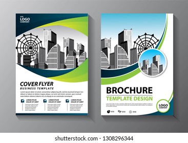 Business abstract vector template. Brochure design, cover modern layout, annual report, poster, flyer in A4 with colorful triangles, geometric shapes for tech, science, market with light background