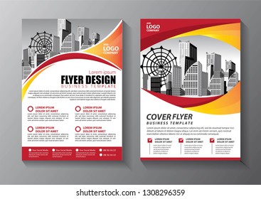 Business abstract vector template. Brochure design, cover modern layout, annual report, poster, flyer in A4 with colorful triangles, geometric shapes for tech, science, market with light background