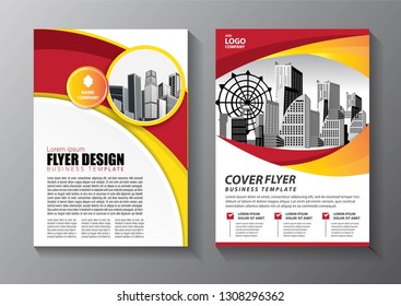 Business abstract vector template. Brochure design, cover modern layout, annual report, poster, flyer in A4 with colorful triangles, geometric shapes for tech, science, market with light background