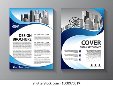 Business abstract vector template. Brochure design, cover modern layout, annual report, poster, flyer in A4 with colorful triangles, geometric shapes for tech, science, market with light background