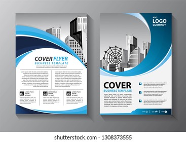 Business abstract vector template. Brochure design, cover modern layout, annual report, poster, flyer in A4 with colorful triangles, geometric shapes for tech, science, market with light background