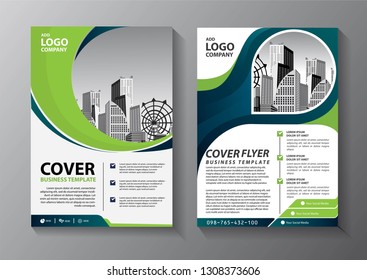 Business abstract vector template. Brochure design, cover modern layout, annual report, poster, flyer in A4 with colorful triangles, geometric shapes for tech, science, market with light background