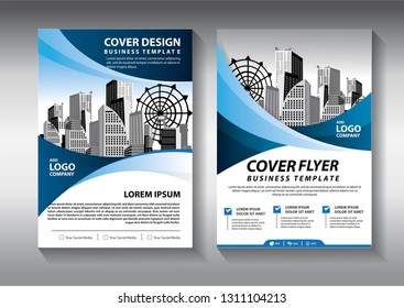 Business abstract vector template. Brochure design, cover modern layout, annual report, poster, flyer in A4 with colorful triangles, geometric shapes for tech, science, market with light background