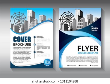Business abstract vector template. Brochure design, cover modern layout, annual report, poster, flyer in A4 with colorful triangles, geometric shapes for tech, science, market with light background