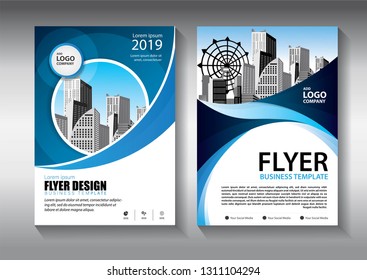 Business abstract vector template. Brochure design, cover modern layout, annual report, poster, flyer in A4 with colorful triangles, geometric shapes for tech, science, market with light background