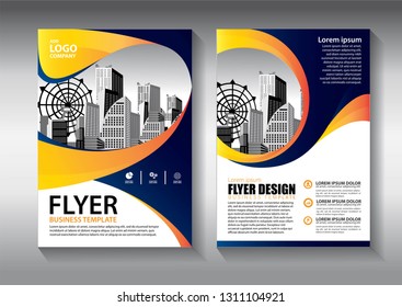 Business abstract vector template. Brochure design, cover modern layout, annual report, poster, flyer in A4 with colorful triangles, geometric shapes for tech, science, market with light background