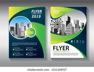 Business abstract vector template. Brochure design, cover modern layout, annual report, poster, flyer in A4 with colorful triangles, geometric shapes for tech, science, market with light background