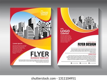 Business abstract vector template. Brochure design, cover modern layout, annual report, poster, flyer in A4 with colorful triangles, geometric shapes for tech, science, market with light background