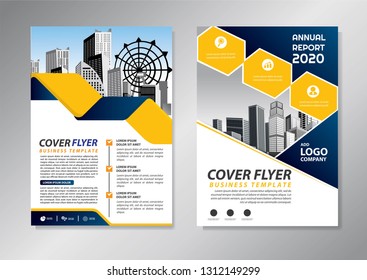 Business abstract vector template. Brochure design, cover modern layout, annual report, poster, flyer in A4 with colorful triangles, geometric shapes for tech, science, market with light background