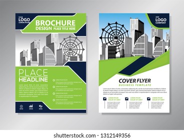 Business abstract vector template. Brochure design, cover modern layout, annual report, poster, flyer in A4 with colorful triangles, geometric shapes for tech, science, market with light background