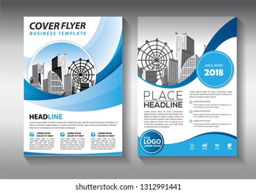 Business abstract vector template. Brochure design, cover modern layout, annual report, poster, flyer in A4 with colorful triangles, geometric shapes for tech, science, market with light background