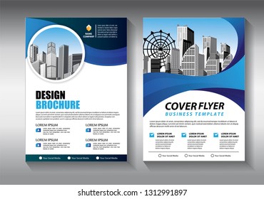 Business abstract vector template. Brochure design, cover modern layout, annual report, poster, flyer in A4 with colorful triangles, geometric shapes for tech, science, market with light background