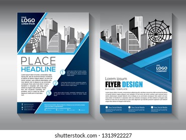Business abstract vector template. Brochure design, cover modern layout, annual report, poster, flyer in A4 with colorful triangles, geometric shapes for tech, science, market with light background