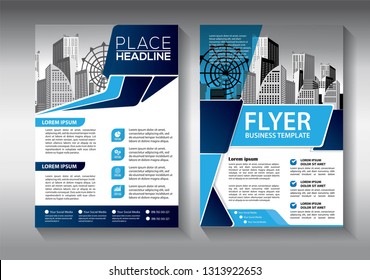 Business abstract vector template. Brochure design, cover modern layout, annual report, poster, flyer in A4 with colorful triangles, geometric shapes for tech, science, market with light background