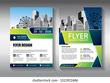Business abstract vector template. Brochure design, cover modern layout, annual report, poster, flyer in A4 with colorful triangles, geometric shapes for tech, science, market with light background