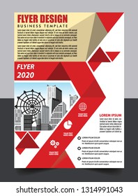 Business abstract vector template Brochure design cover modern layout annual report
poster flyer in A4 with colorful triangles geometric shapes for tech science market with light background