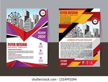 Business abstract vector template Brochure design cover modern layout annual report
poster flyer in A4 with colorful triangles geometric shapes for tech science market with light background