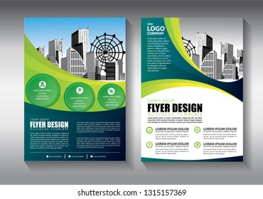 Business abstract vector template. Brochure design, cover modern layout, annual report, poster, flyer in A4 with colorful triangles, geometric shapes for tech, science, market with light background
