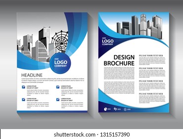 Business abstract vector template. Brochure design, cover modern layout, annual report, poster, flyer in A4 with colorful triangles, geometric shapes for tech, science, market with light background