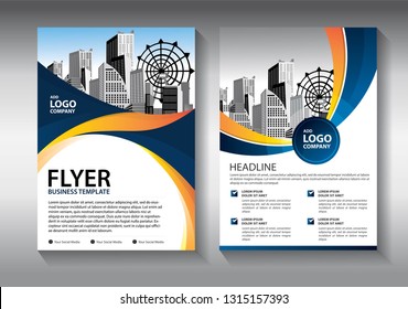 Business abstract vector template. Brochure design, cover modern layout, annual report, poster, flyer in A4 with colorful triangles, geometric shapes for tech, science, market with light background