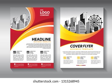 Business abstract vector template. Brochure design, cover modern layout, annual report, poster, flyer in A4 with colorful triangles, geometric shapes for tech, science, market with light background