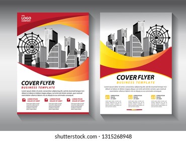 Business abstract vector template. Brochure design, cover modern layout, annual report, poster, flyer in A4 with colorful triangles, geometric shapes for tech, science, market with light background