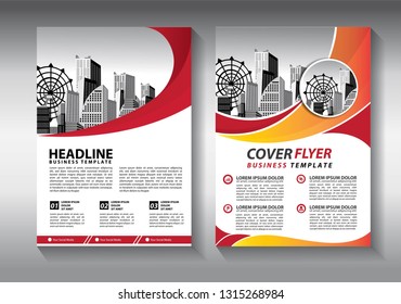 Business abstract vector template. Brochure design, cover modern layout, annual report, poster, flyer in A4 with colorful triangles, geometric shapes for tech, science, market with light background
