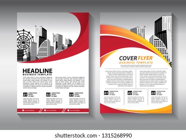 Business abstract vector template. Brochure design, cover modern layout, annual report, poster, flyer in A4 with colorful triangles, geometric shapes for tech, science, market with light background